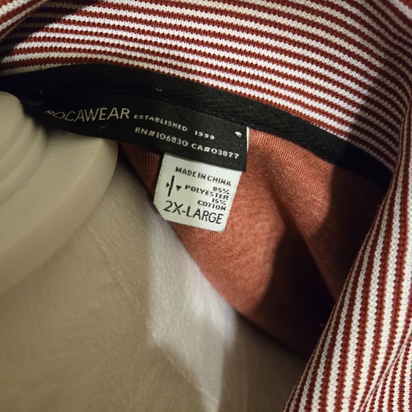 Men Rocawear Jacket size 2XL Burgundy - Picture 5 of 5